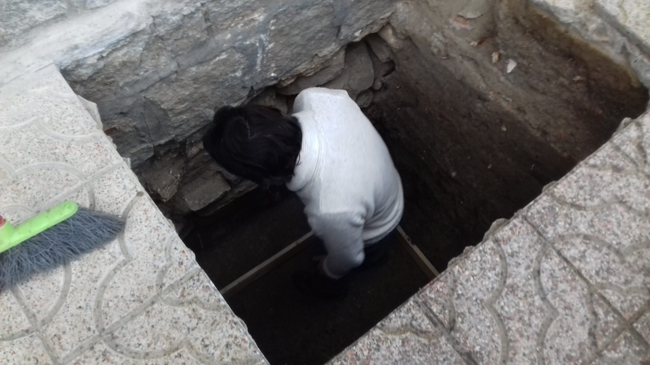 Excavación lóbulo de depresión mitigación radón Excavación lóbulo de depresión mitigación radón